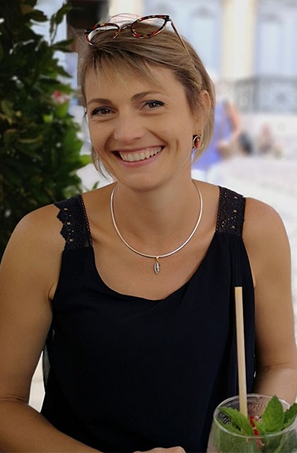 Portrait d'Hélène Nicolle Géhant, socio-esthéticienne