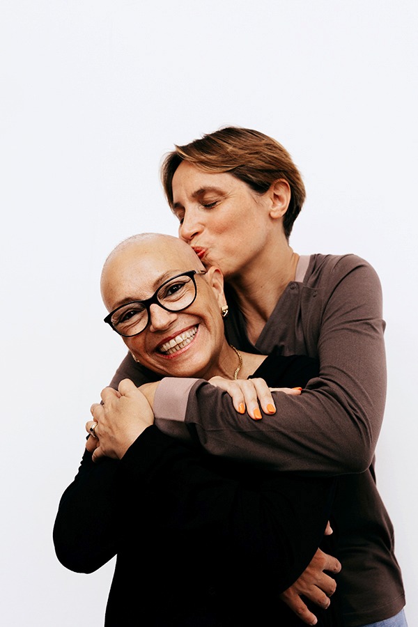 réseaux sociaux et cancer, Sylvie et Angeline