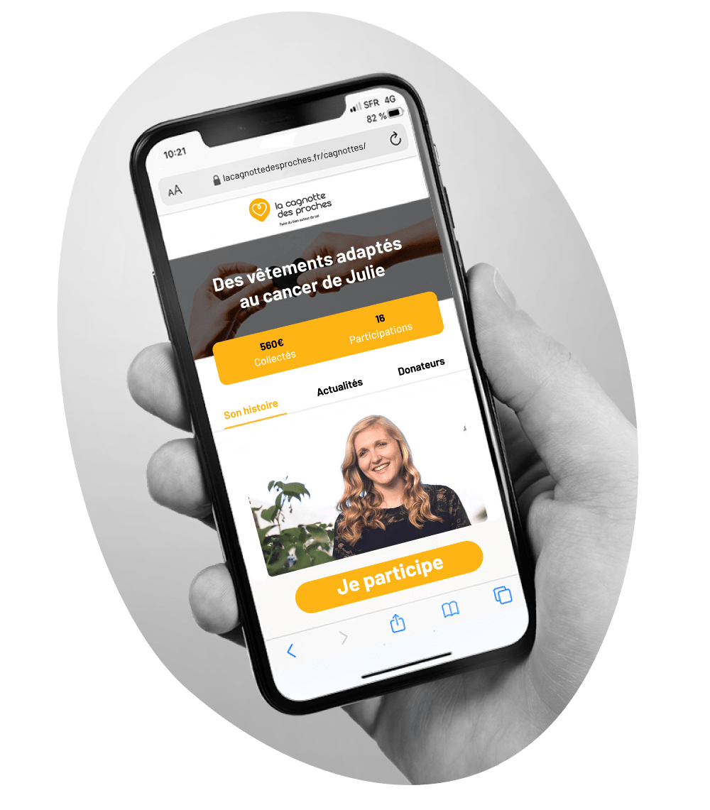 l'appli mobile de LCDP pour aider un proche malade
