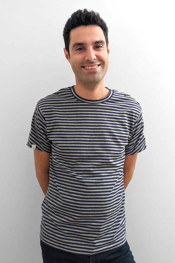 Photo du tee-shirt spécial chimio pour homme à manches courtes